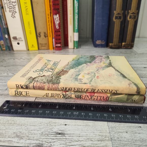 HELEN STEINER RICE Lot of 2 Hardcover Poem Books SHOWERS OF BLESSINGS / SPRING - Picture 9 of 14
